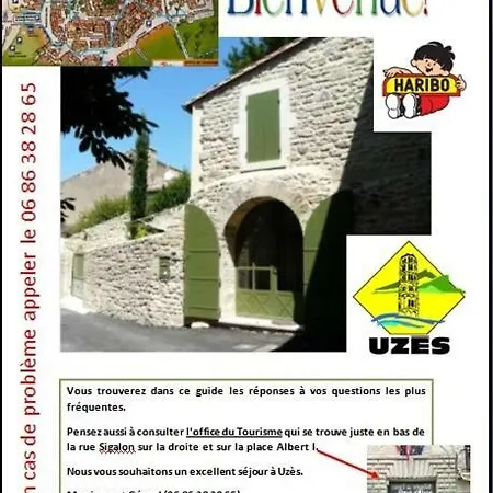 Maison De Charme Uzes, Parking Prive *